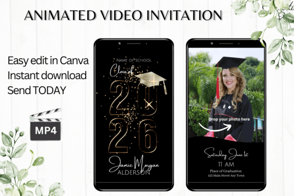 Animated Graduation Invitation: A Modern Celebration