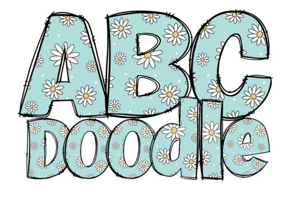 Cute Daisies Doodle Alphabet Clipart PNG: A Creative Resource Guide