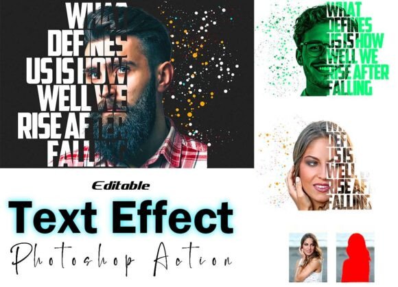 Editable Text Effect Photoshop Action Guide