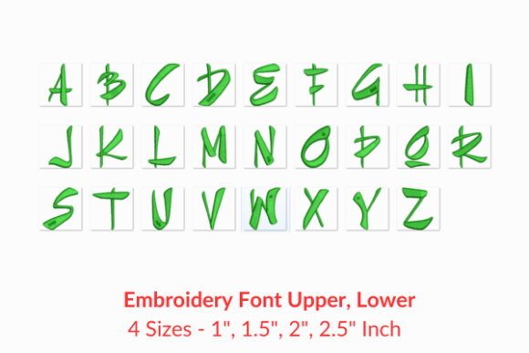 Goatskin Brush Fonts Embroidery Design Guide