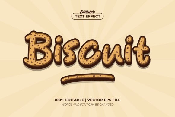 Mastering the Biscuit 3D Cookie Editable Text Effect for Modern Graphic Design