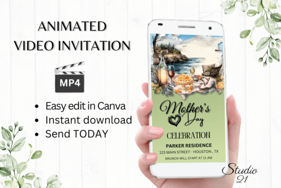 Planning a Mother's Day Celebration Invitation: Digital Templates vs. Traditional Methods