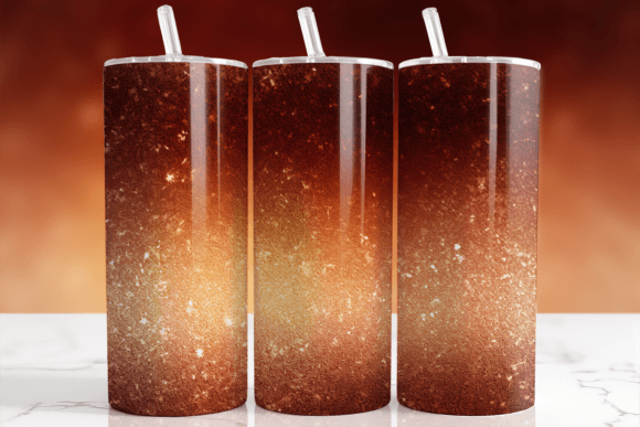 Sunset Bronze Ombre Glitter Tumbler Wrap: A Comprehensive Guide to Customization and Design