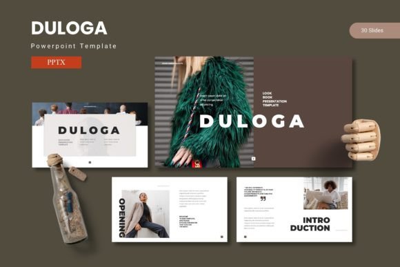 Transforming Data into Narrative with Duloga - Powerpoint Template