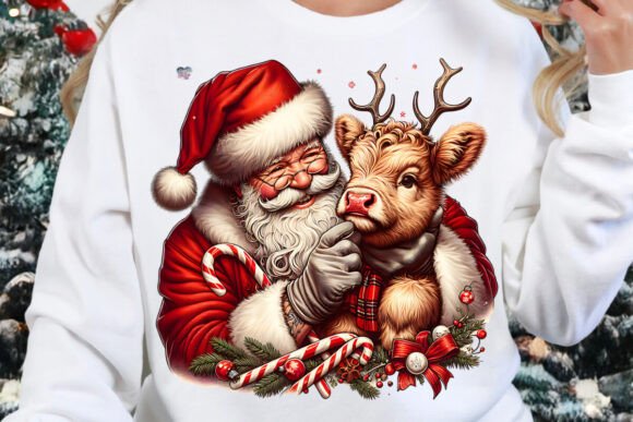 Vintage Christmas Santa Highland Cow Png: A Practical Evaluation