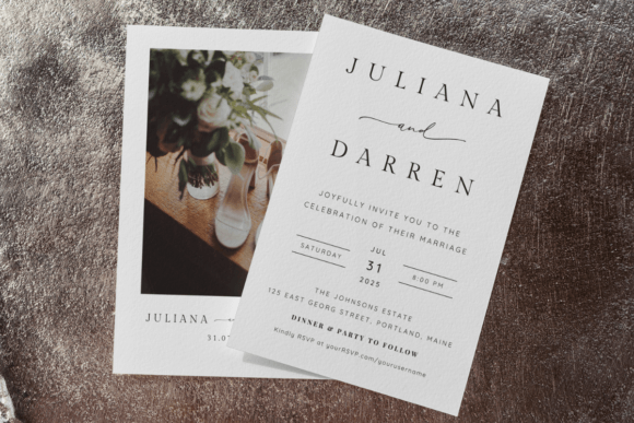Wedding Invitation Template with Photo: A Strategic Approach to Event Branding